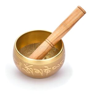 CUDEGUI - Cuenco de India dorado (10cm)