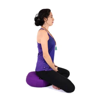 CUDEGUI - Zafu o cojín de meditación morado - Image 3