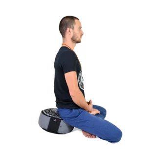 CUDEGUI - Zafu o cojín de meditación de protección plateado - Image 4